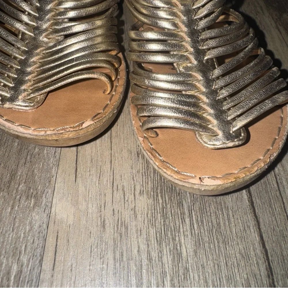 Seychelles Kids Gold Gladiator Sandals